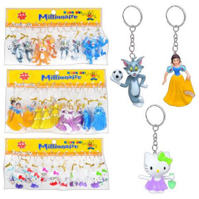 Брелок MK 0277 (240шт) 3 вида, 12 шт в кульке