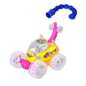 Каталка 8807-6 (72шт) звонок, свет, на палке, в кульке