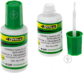 Коректор-пензл.4OFFICE 4-360 Fluid (12/576) 20мл