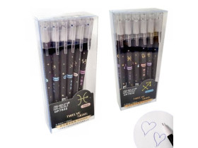 Ручка гелева, пиши-стирай, 0,5мм, синя, GP7832, 111-43/020340 (12/144)