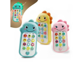 Мобільний телефон, навчальний "Динозаврик", 8809/6360007, 6,7*13,7*2,8см (12/288)