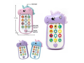 Мобільний телефон, навчальний "Єдиноріг", 8808/6360008, 6,7*13,7*2,8см (12/288)