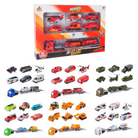 Набір машин мет. DS047 (72шт/2) 6 видів, короб. 32,5 * 22,5 * 4см