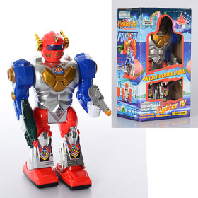 Робот 28052 (60шт) ходит, звук, свет, на бат-ке, в кор-ке