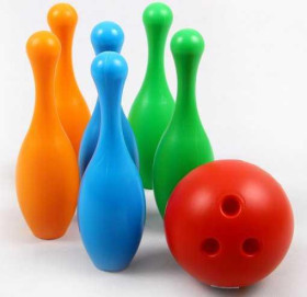 60-021 "Боулинг 6" 6кегель+1 шар (4шт)