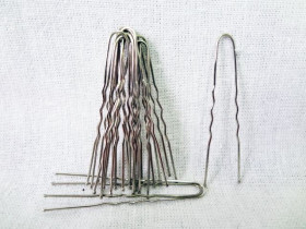 Заколка сталь рис.(100шт) "8" (10,4)