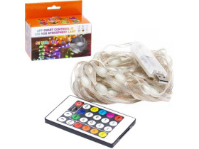 Гірлянда "Smart" RGB з пультом "Кулька" USB 50L 5 метрів, змінює колір D-53