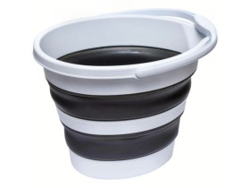 Відро складане, 10 л, силікон/пластик, арт. 117-011