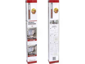 Стійка для одягу подвійна, висувна, 85(140)×150×42 см, арт. 261-19