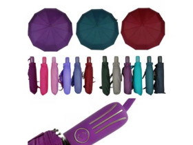 Парасолька автомат 7912 однотонна на 12 карбонових спиць діаметр 103см "Susino"