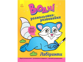 Водні розмальовки-розвивайки : Лабіринти (75) Л735011У