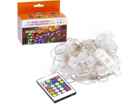 Гірлянда "Smart" RGB з пультом "Кулька велика" USB 50L 5 метрів, змінює колір D-52