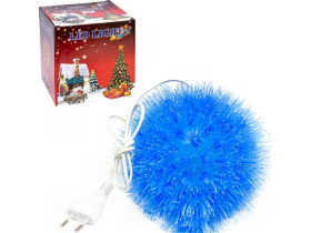 Гірлянда електрична "Велика Куля" синя D18см D-55