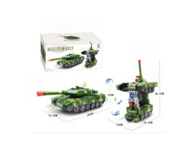 Танк YJ 388-44 "Трансформер" підсвічування звук колеса вільного ходу
