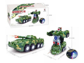 Танк YJ 388-47 "Трансформер" підсвічування звук колеса вільного ходу