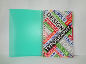 680678 Зошит А4/144 пласт.обкл."Типографика"