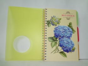680676 Зошит А4/144 пласт.обкл."Ботаника винтаж"
