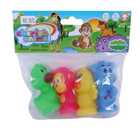 Животное 3372 (480шт) пищалка, 6см, 4шт в кульке