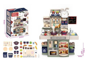 Кухня 42 T-3 (18) висота 44см, підсв,посуд, продукти,в коробці