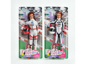 Лялька "Defa" 8462 (36) 2 види, гонщиця, шолом, у слюді