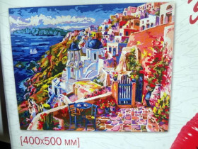 02-10 Картина по номерам, 50*40см,кисть+краски *Данко Тойс*