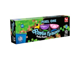 Гуаш 12/20мл Pixel One 301221006 (25шт) Школярик