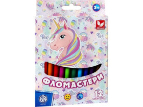 Фломастери 12кол.Unicorn 314022003 (12шт) Школярик