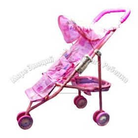 Візок 836 A (24шт) для ляльки,метал, в кульку, 55-26см