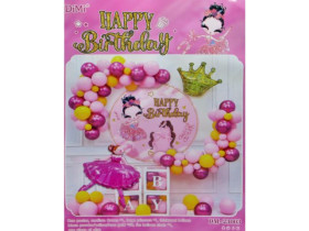 Фотозона з пов.куль 23003 Happy Birthday-Балерина