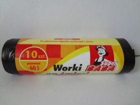 Пакет для сміття 60л *Супер баба* (10/50)