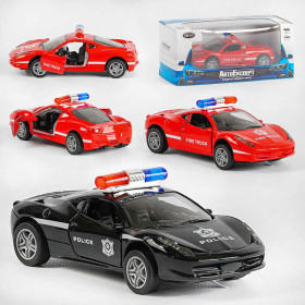 Машинка S 75547  "Авто Експерт", металопластик, звук, світло, інерція, відчин двері