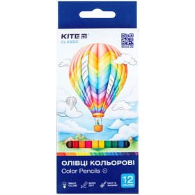 Карандаши цветные Kite Classic 12 цветов K-051 (12шт)