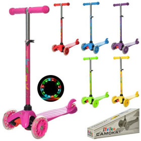 Скейт MS 0322 (6шт) 6 видов, ПВХ колеса, алюм.подвеска, разобр., 78-20см