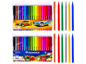 Фломайстри 18кольрів Фломики С-550-18 (12шт/192)