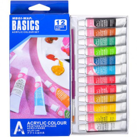 Краска "С" тюб. "Magi-Wap" 6мл "Acrylie" 12кол.