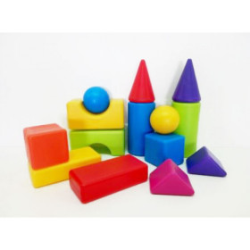 02-501 Конструктор ГОРОДОК, 14 дет (4шт/уп)