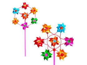 Ветрячок M 0796 (300шт) вертушка, 2 вида, в кульке