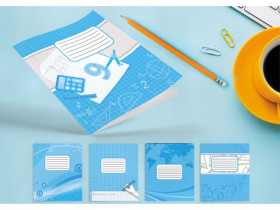 Зошит Leader 24арк.-ФОНОВА- клітка (20/480)