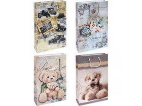 Пакет 5055 подарунковий Мікс вертикальний (12шт) 25*39*8см