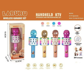 Микрофон 858 (20шт) безпроводний, Bluetooth,в кор-ке