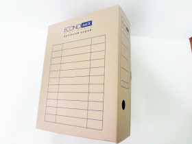 Бокс архівний картонний, корінець 10 см, вертикальний