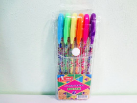 Набір ручок гелевих Умка 6кол. NEON ГР 44-1 (12/144)