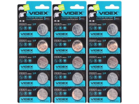Батарейка Videx 2025 таблетка (5шт)