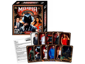 Настільна гра "Мафія" 92469 (60/2) "4FUN Game Club", 28 карток, в коробці