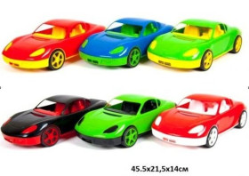 07-702-1N Машина спорт. с наклейками 46см(3шт)