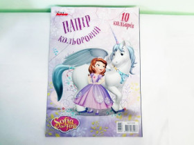 "М" Папір кол.двост."Дісней" скоба (50шт)