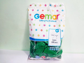 Кульки повітр.Паст.зелений GM90 (#012) 10*26 (100шт) 2*45