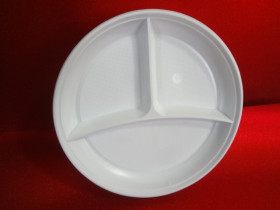 Тарілка одноразова велика №205, 3 відділення (100/32)