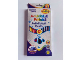 Олівці 12 кольорів CLASS акварельні 1412C (12/240)