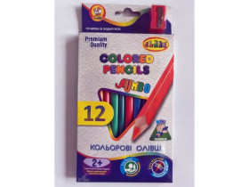 Олівці 12 кольорів CLASS JUMBO 1812C (12/144)